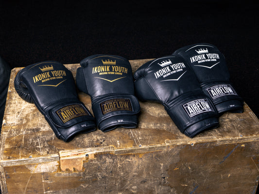 IKY x Airflow Custom Velcro Boxing Gloves